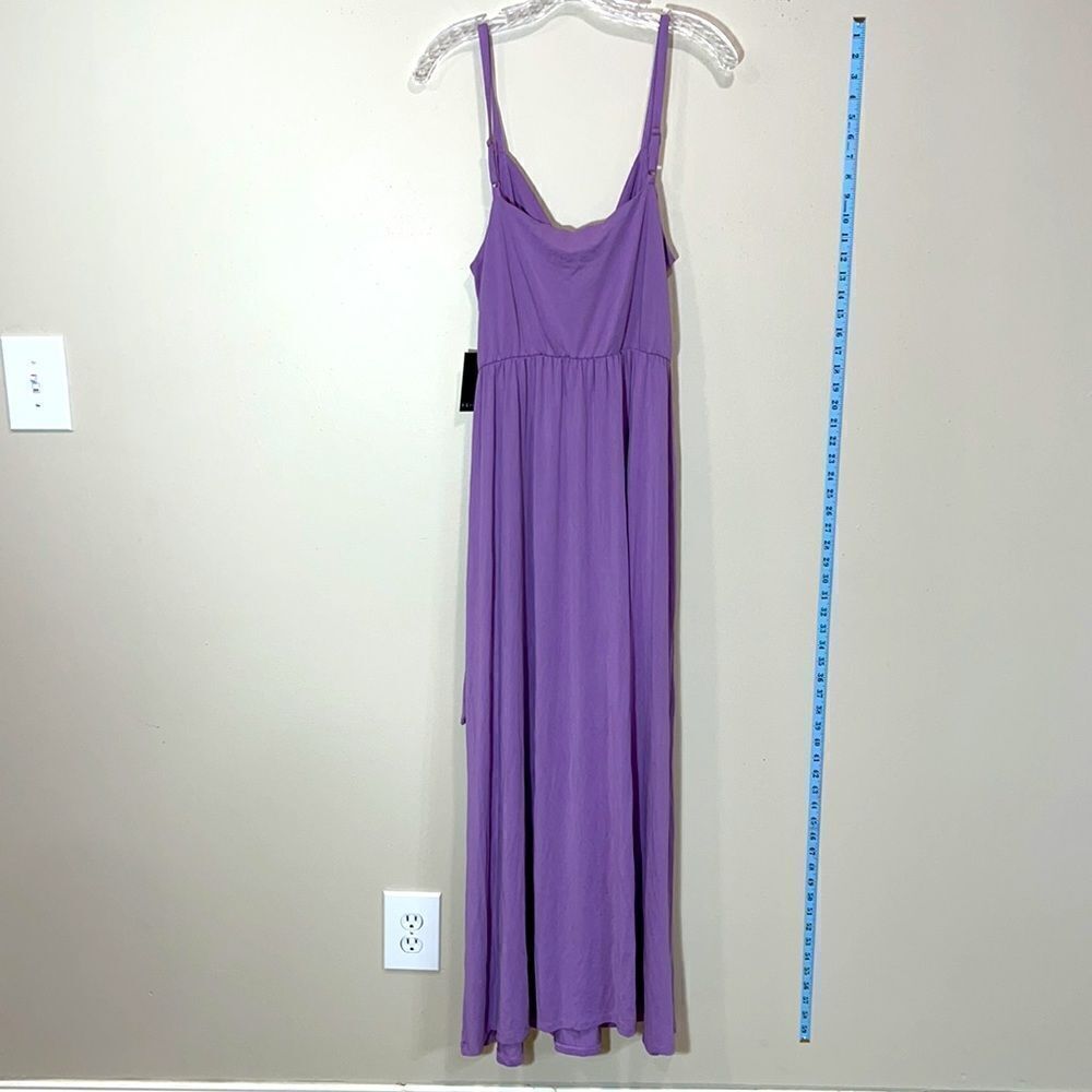 Sexy Purple Sleeveless Plus Size Dress By Eloquii. Size 18 - Picture 7 of 10